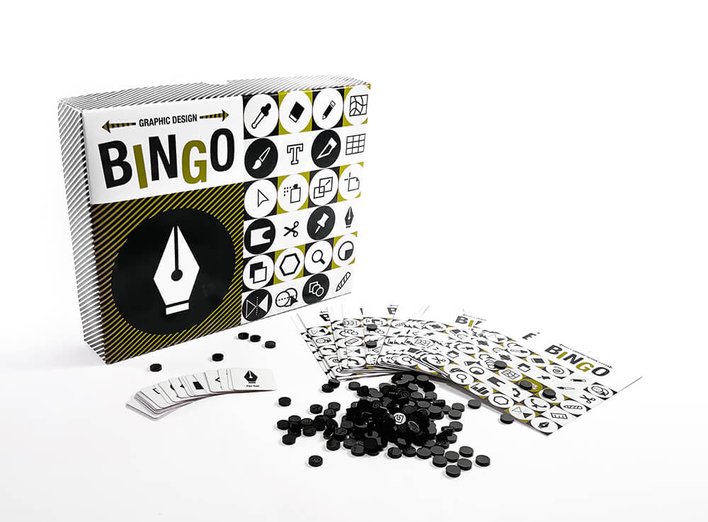 Graphic Design Bingo Pieces